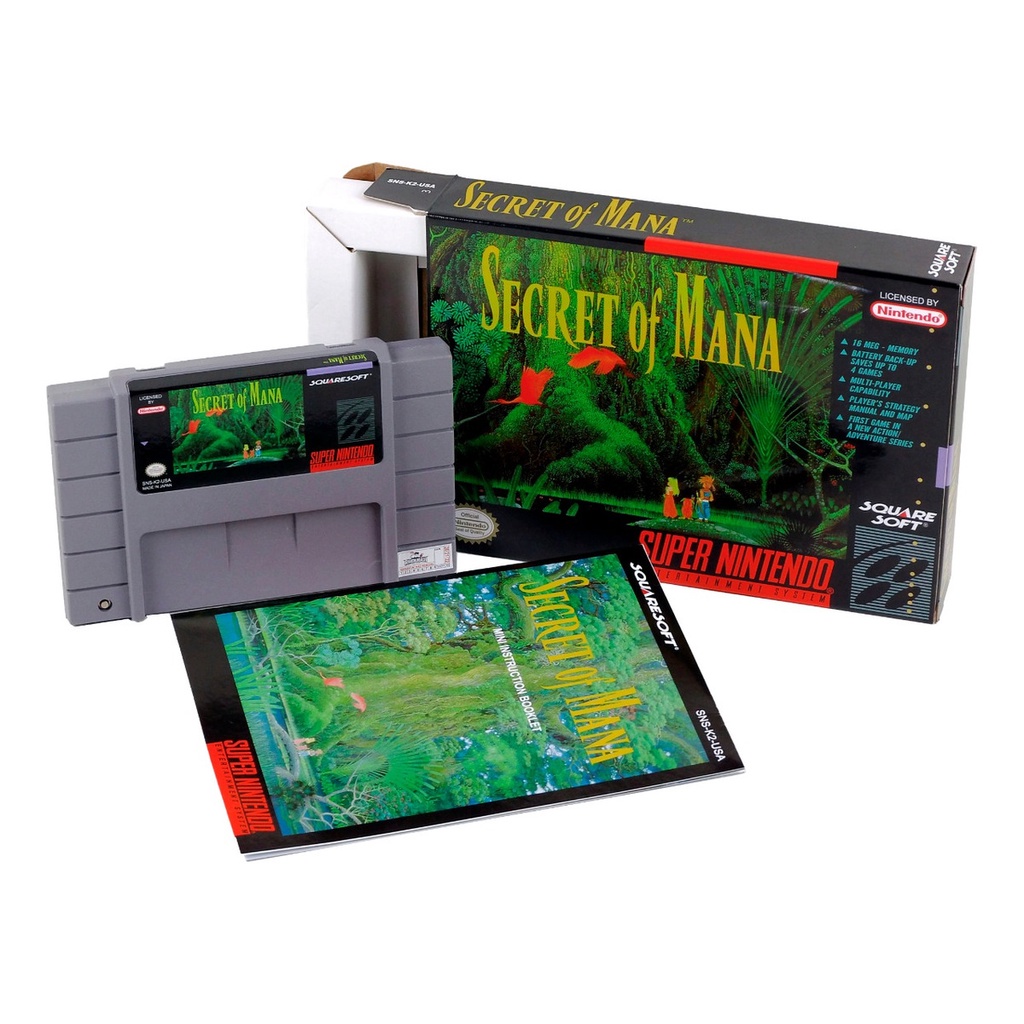 Secret of Mana Super Nintendo SNES Completo Duplo Idioma