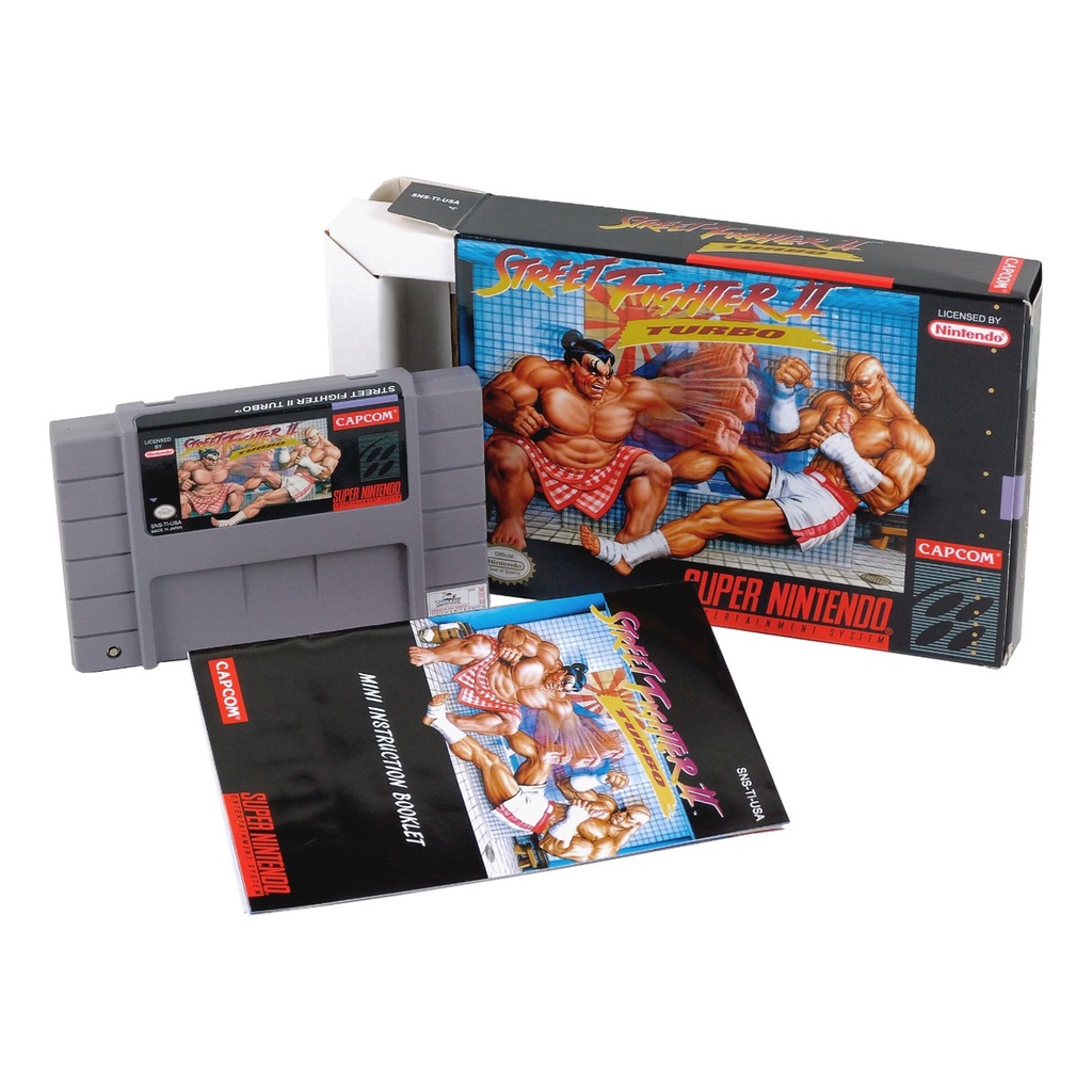 Street Fighter II 2 Turbo Super Nintendo SNES Completo | Shopee Brasil