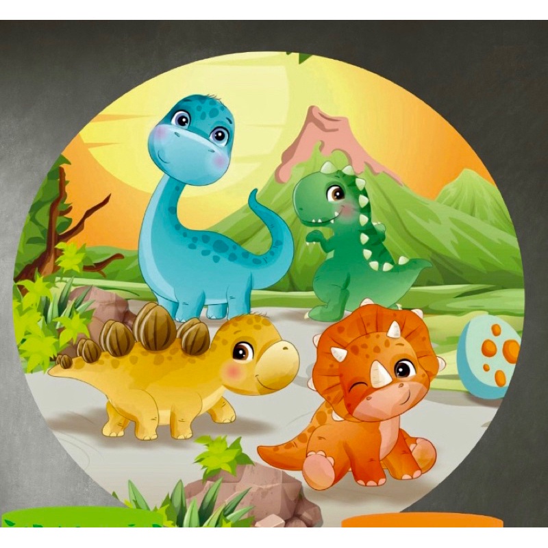 Painel Temático Dinossauro Baby Veste Fácil C/ Elástico