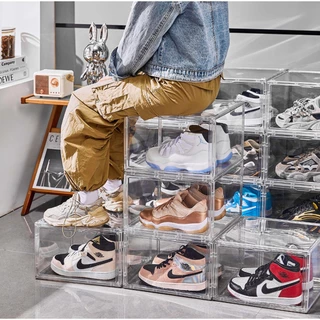 Sneaker Box Caixa Organizadora Tênis Acrílico Transparente