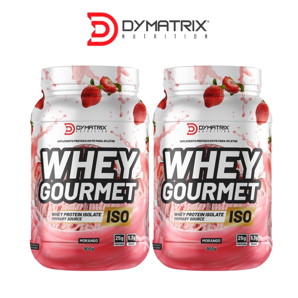 Whey Gourmet 900gr Isolado Concentrado Dymatrix