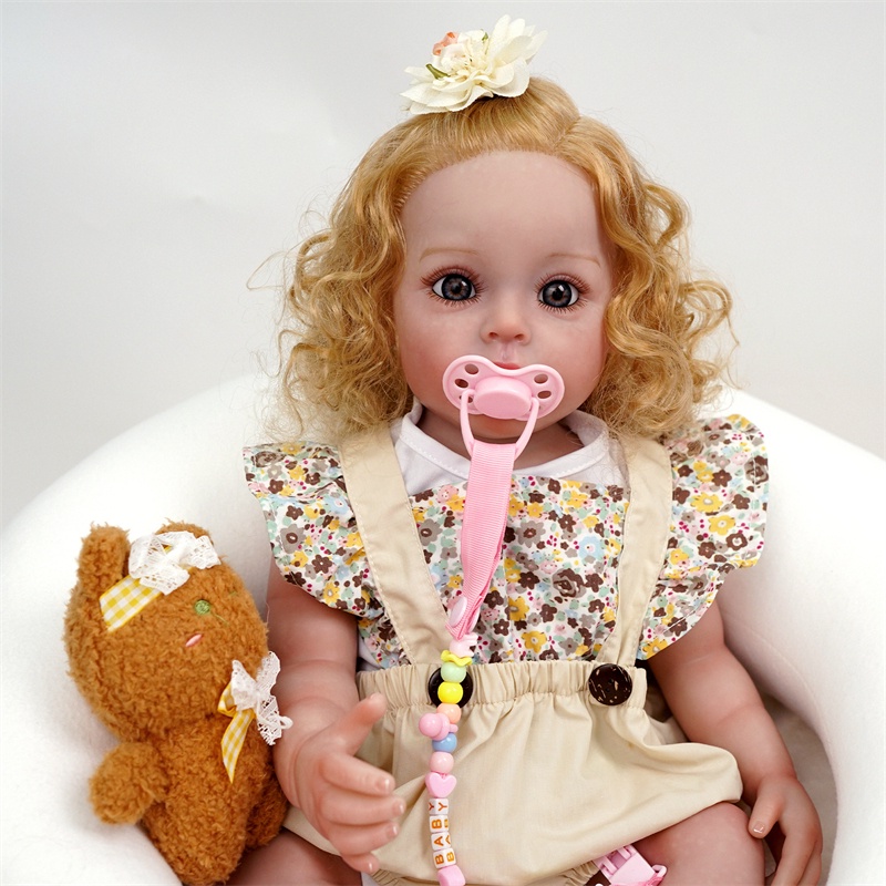 Boneca Bebê Reborn Silicone Menina Rosa - Saia De Gaze 100% Silicone  Original 55cm : : Brinquedos e Jogos