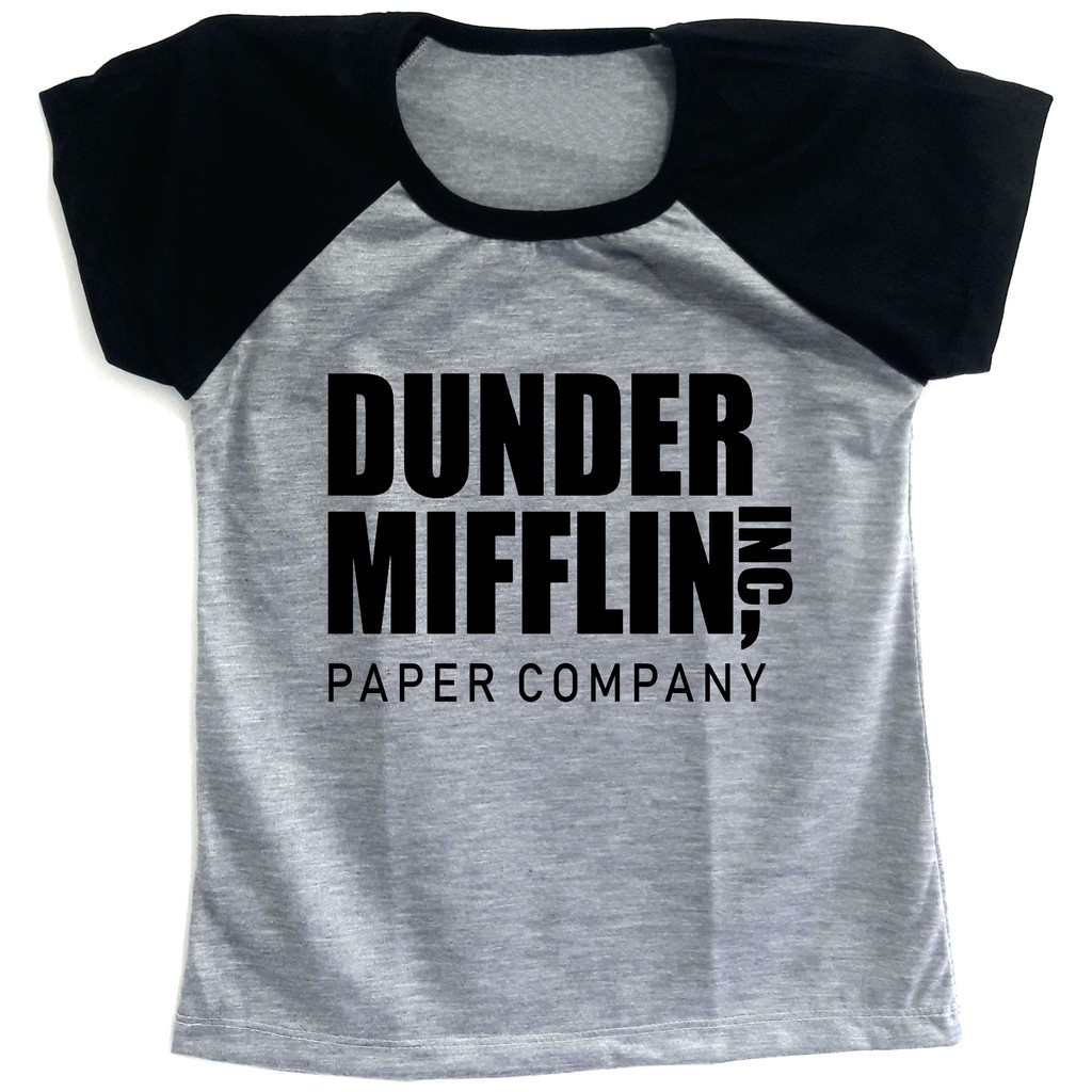 Camiseta 'Dunder Mifflin' - The Office - Séries de TV Projeto Fan Service