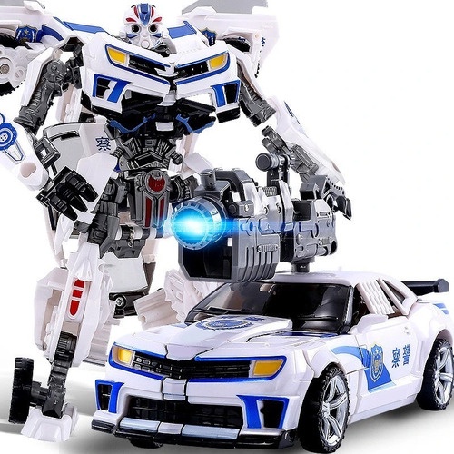 Carrinho Transformers Bumblebee Carro Branco Brinquedo Robo | Shopee Brasil