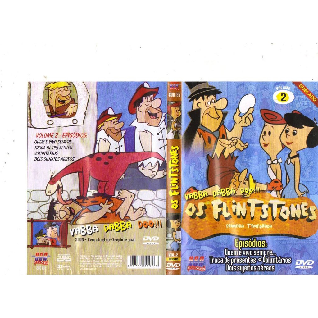 Dvd Os Flintstones - Primeira Temporada - Vol.2, Original | Shopee Brasil
