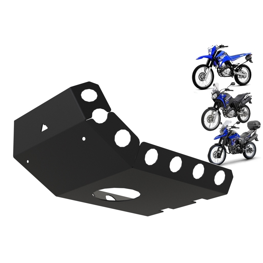 Protetor De Carter Grade Motor Lander 250 Xtz Yamaha Esportivo Cor Preto