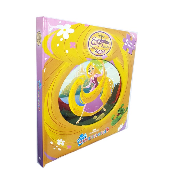 Livro Enrolados Outra Vez - Meu Primeiro Livro Quebra-Cabeças - Disney