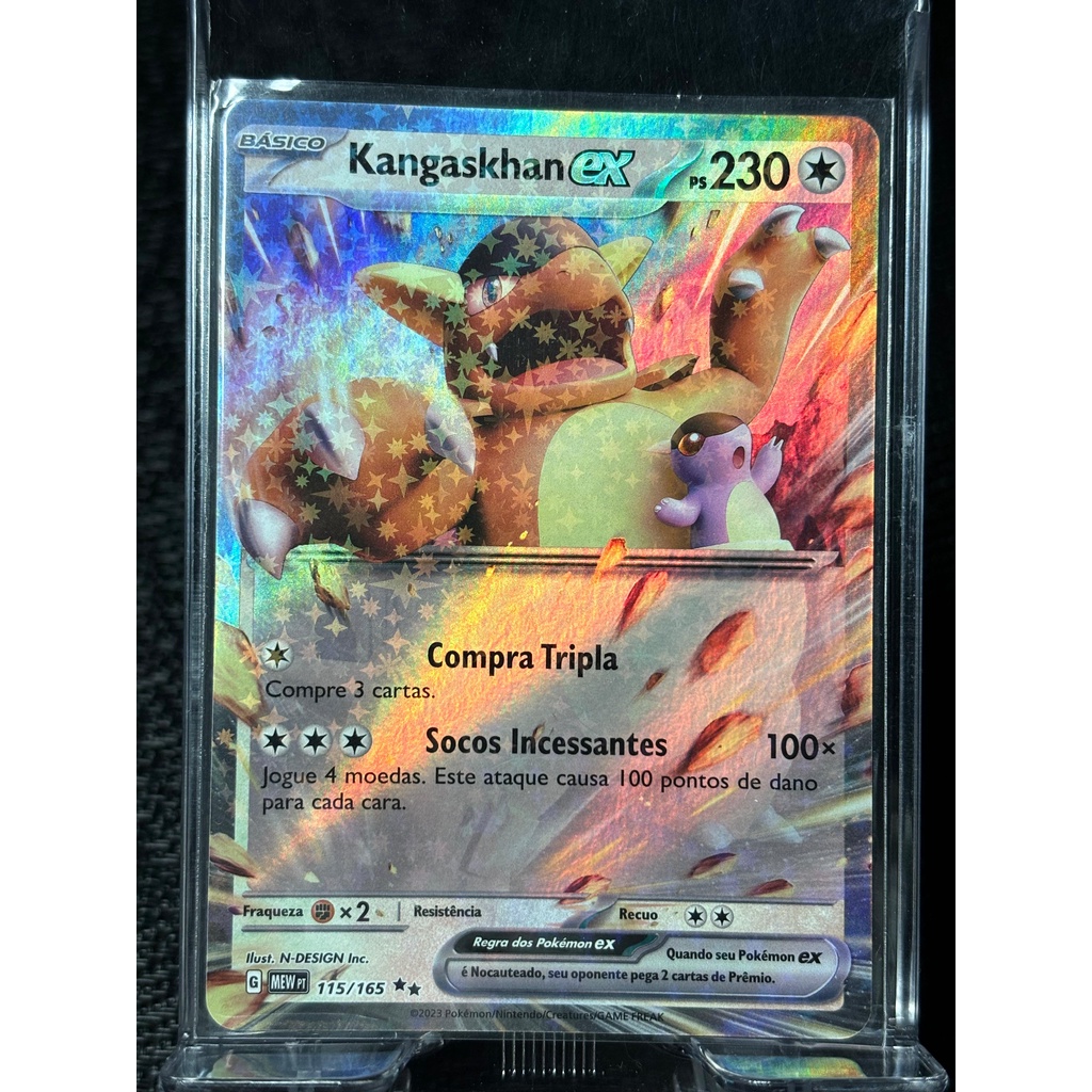 Kangaskhan ex 115/165(Eng) carte Pokémon