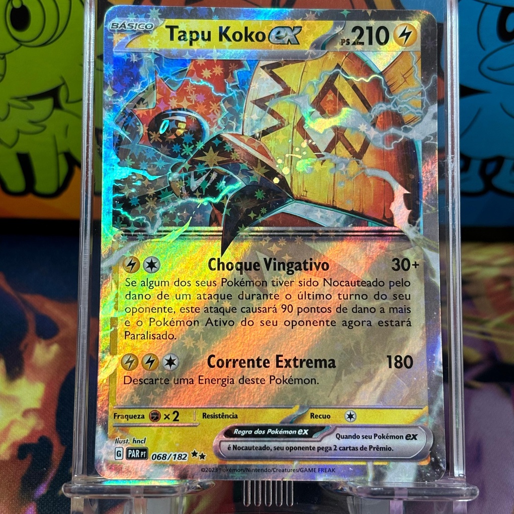 Carta Pokémon Tapu Koko GX Ultra Rara Copag