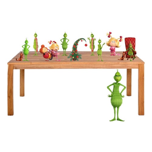 Kit Displays Mesa Grande O Grinch Decoração Festa