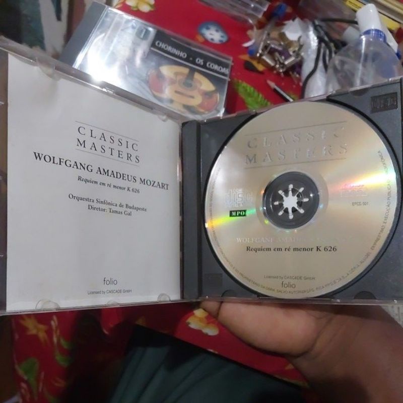 CD - Wolfgang Amadeus Mozart - Requiem Em Ré Menor K 626 - Colecionadores  Discos - vários títulos em Vinil, CD, Blu-ray e DVD