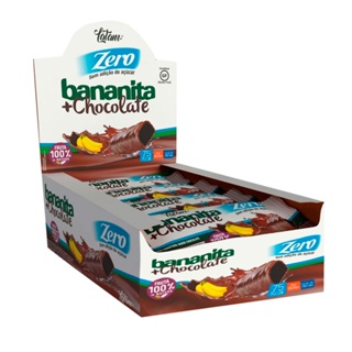 Bananita com Chocolate Zero Latam (Cx c/ 12un de 25g)