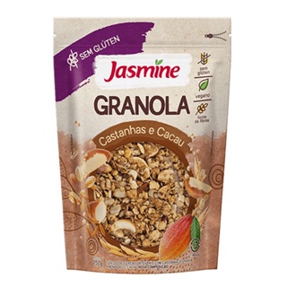 Granola Castanha de Caju e Cacau Jasmine 250g