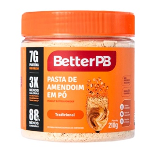 Pasta de Amendoim em Pó Tradicional BetterPB 210g