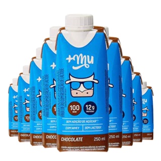 Bebida Láctea UHT Chocolate Pronto +Mu (Cx c/24 uni de 250ml)