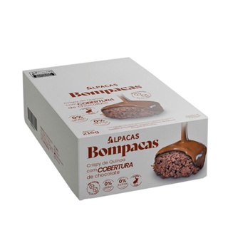 Crispy Quinoa Cobertura Extra Chocolate Preto Zero Alpacas 216g