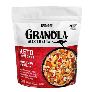 Granola Keto Low Carb Morango Vanilla Hart