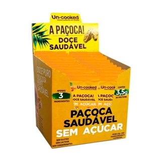 Paçoca Sem Açúcar Uncooked (Cx 28un de 20g)