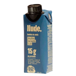 Bebida de Aveia Proteica Sabor Baunilha e Café Nude 250ml