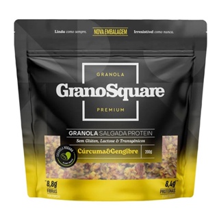 Granola Salgada Cúrcuma Gengibre Grano Square 200g