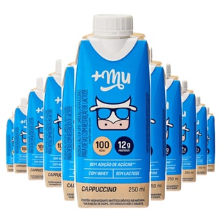 Bebida Láctea UHT Cappuccino Pronto +Mu (Cx c/24 uni de 250ml)