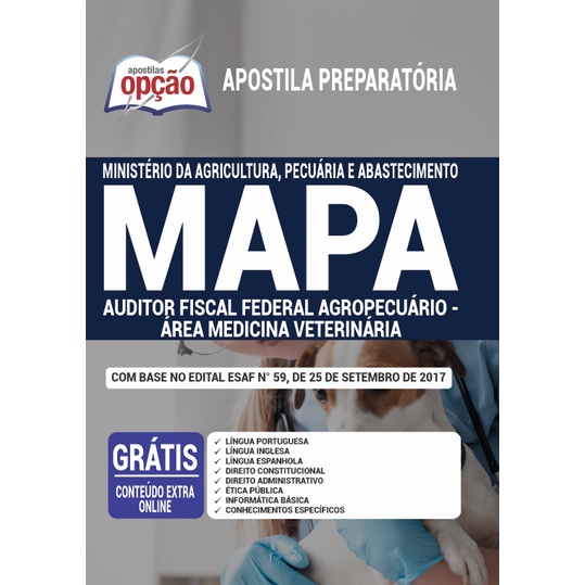 Apostila MAPA - Auditor Fiscal Federal Agropecuário – área Medicina Veterinária