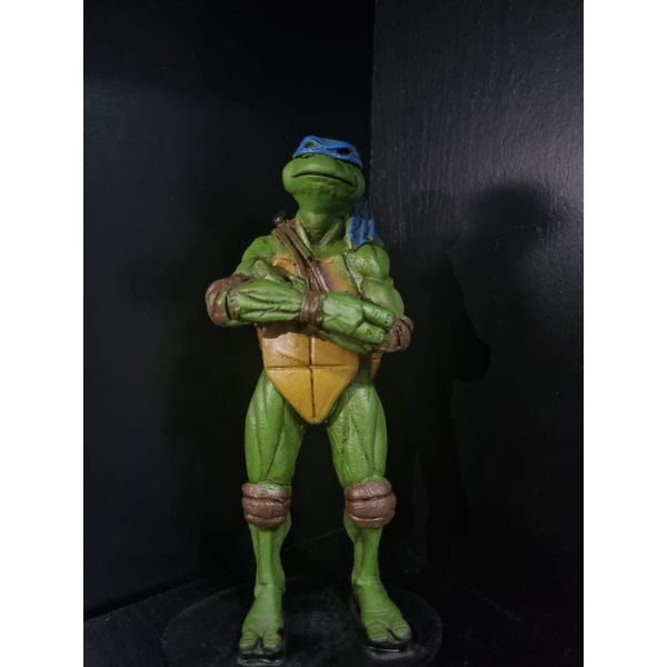 Action figure Tartaruga Ninja Leonardo boneco de resina 20cm