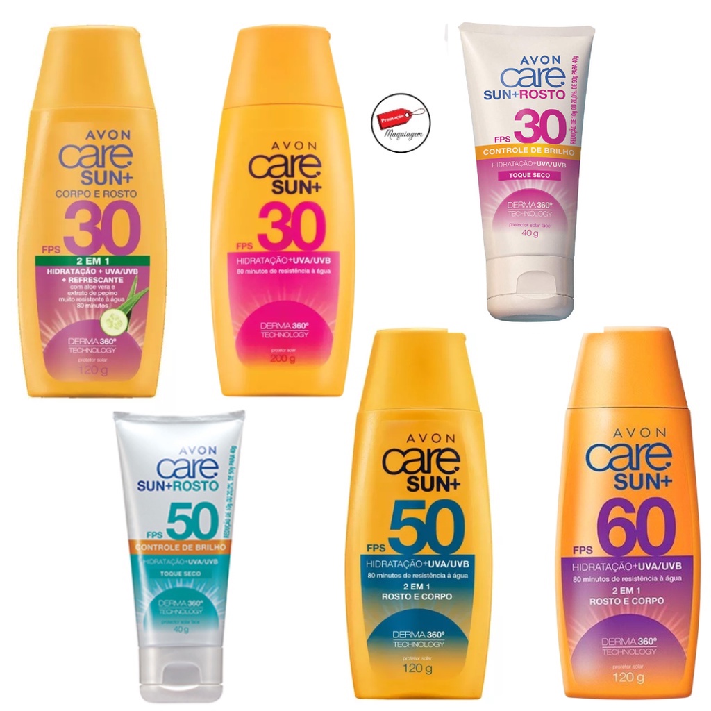 Protetor Solar Em Rosto E Corpo Avon Care Sun Shopee Brasil