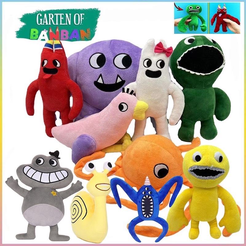 Garden Of Banban Plush Toys Game Animation Garten Of Banban 1 2 3 4 5  Plushie Toy Children Gifts 113pcs