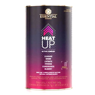 Heat Up Tubo Essential Nutrition 140g (tubo com 20 sticks de 7g)