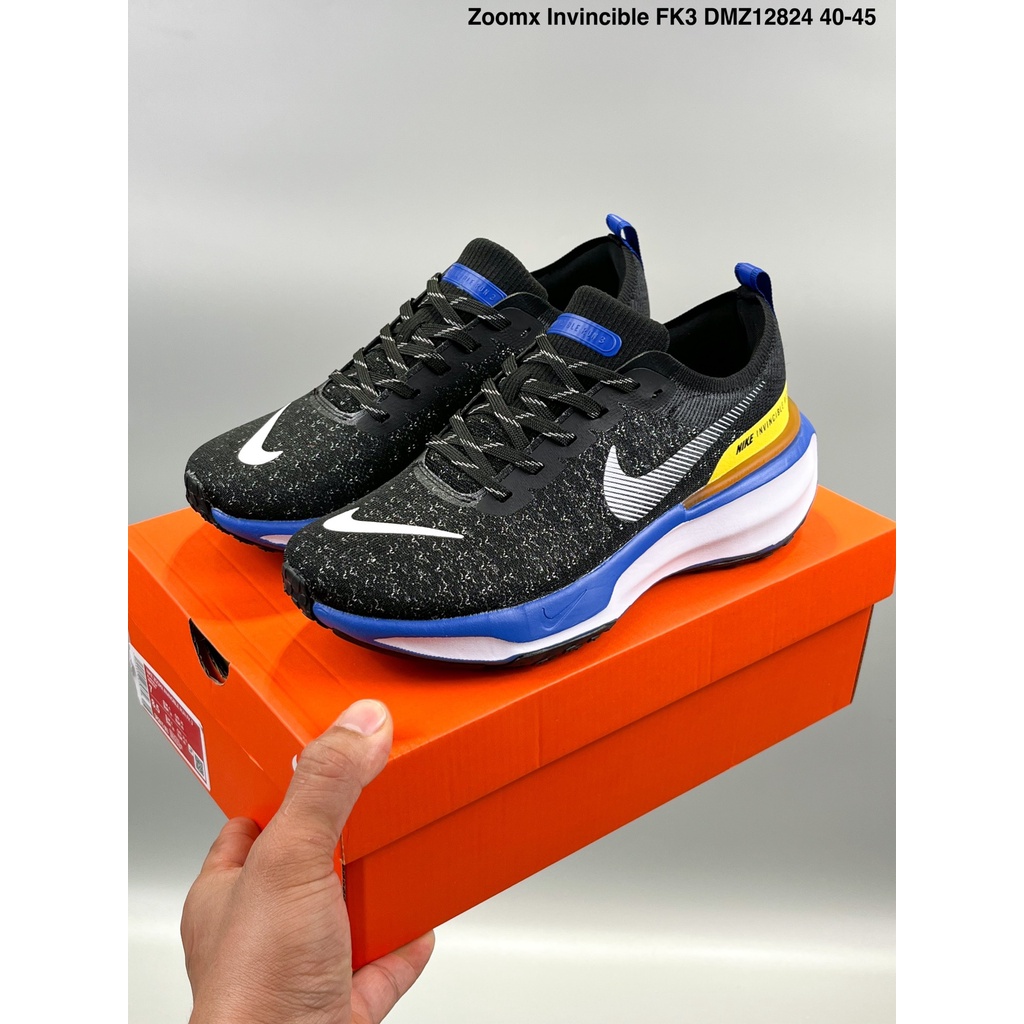 Tênis Nk ZOOMX INVINCIBLE RUN FK3 Sapatos Leves De Maratona De Absorção De Choque De Corrida Original Casuais Elegantes E Confortáveis Para Homens Mulheres Correndo