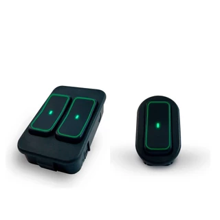 Interruptores Corsa Celta Duplo E Simples Led Verde (par)