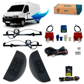 Kit Vidro Eletrico + Trava Ducato Inteligente
