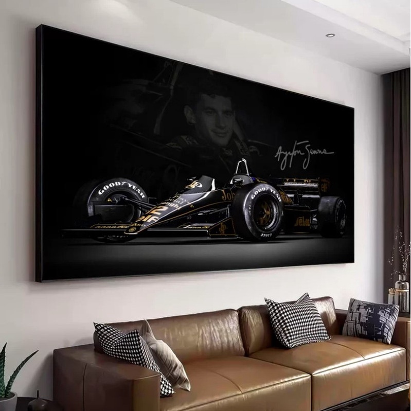 Quadro Decorativo Grande Luxo Ayrton Senna