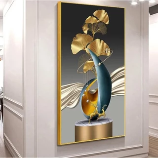 Quadro decorativo Grande Luxo Abstrato Jarro Moderno