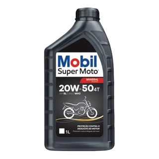 Óleo Lubrificante Mobil Super Moto 4t 20w50 Mineral 1 Litro