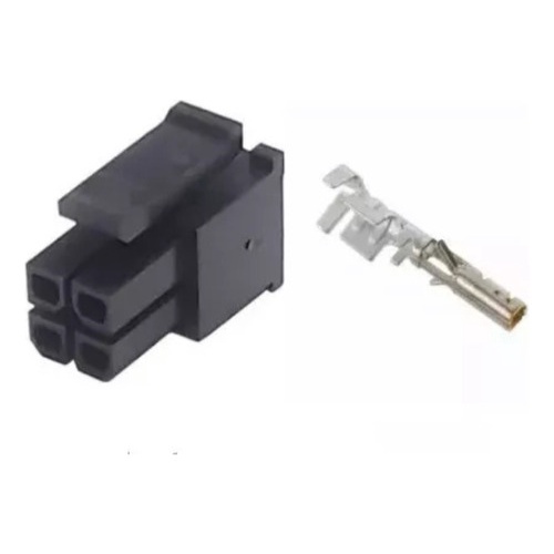 Conector Micro Fit Macho 4 Vias+terminal o Par