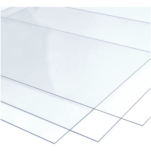 2 Chapa Placa Pvc Transparente Cristal 120 X 60 Cm X 0,50mm