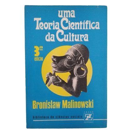 Livro Uma Teoria Científica da Cultura de Bronislaw Malinowski | Shopee ...