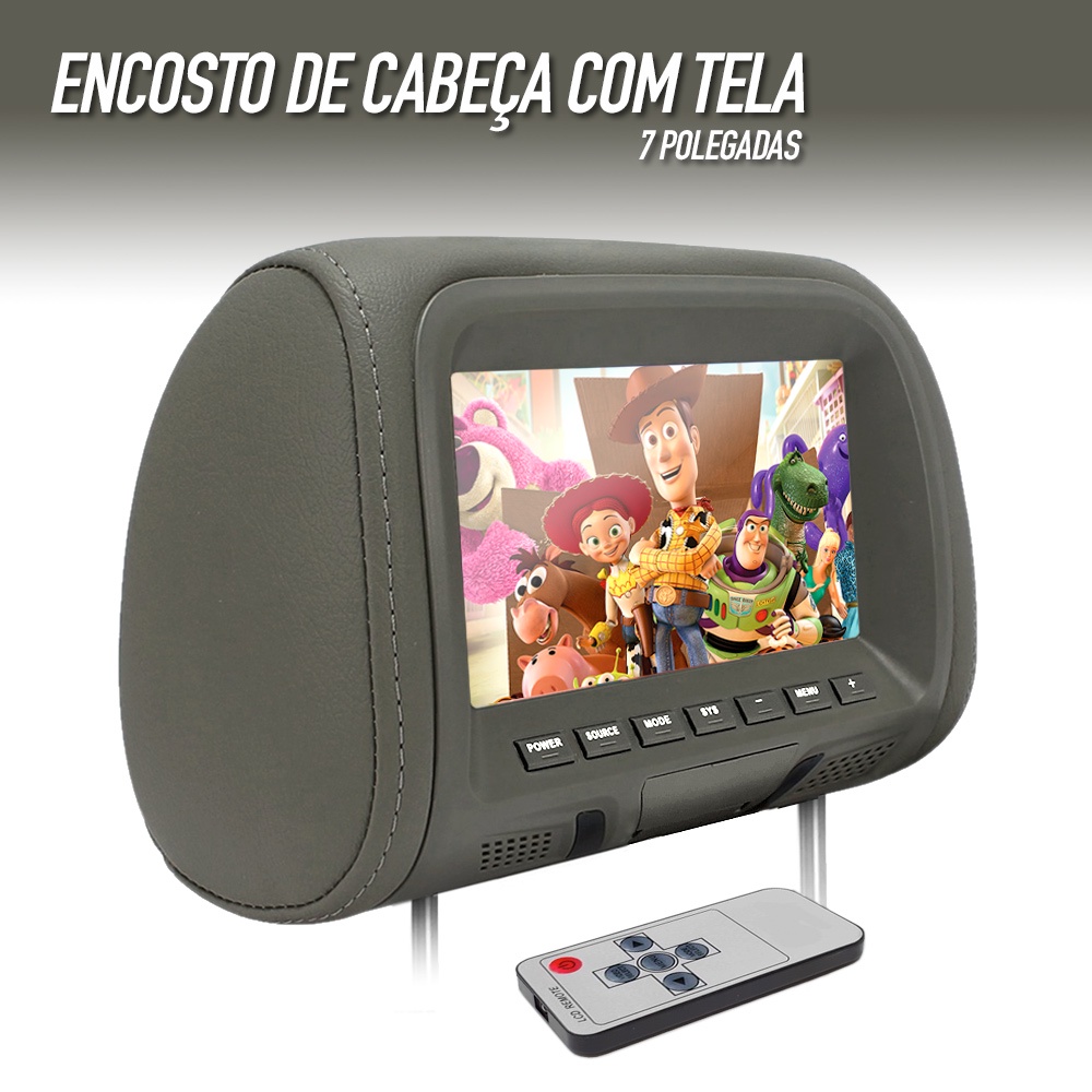 Encosto Com Tela Lcd Unidade Cinza Corsa 1994 1995 1996 1997 7 ...