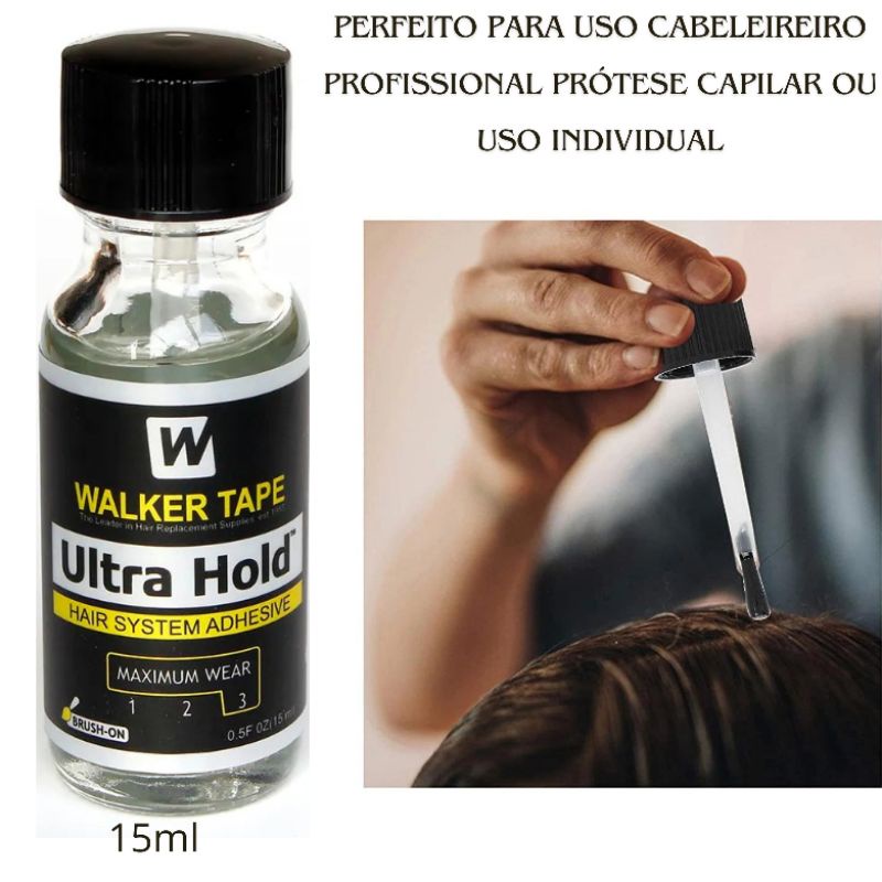COLA CAPILAR WALKER TAPE ULTRA HOLD 101ml - Extensões de cabelo