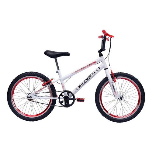 Bicicleta Aro 20 Menino Bmx Cross Grau Masculina 5 6 7 Anos