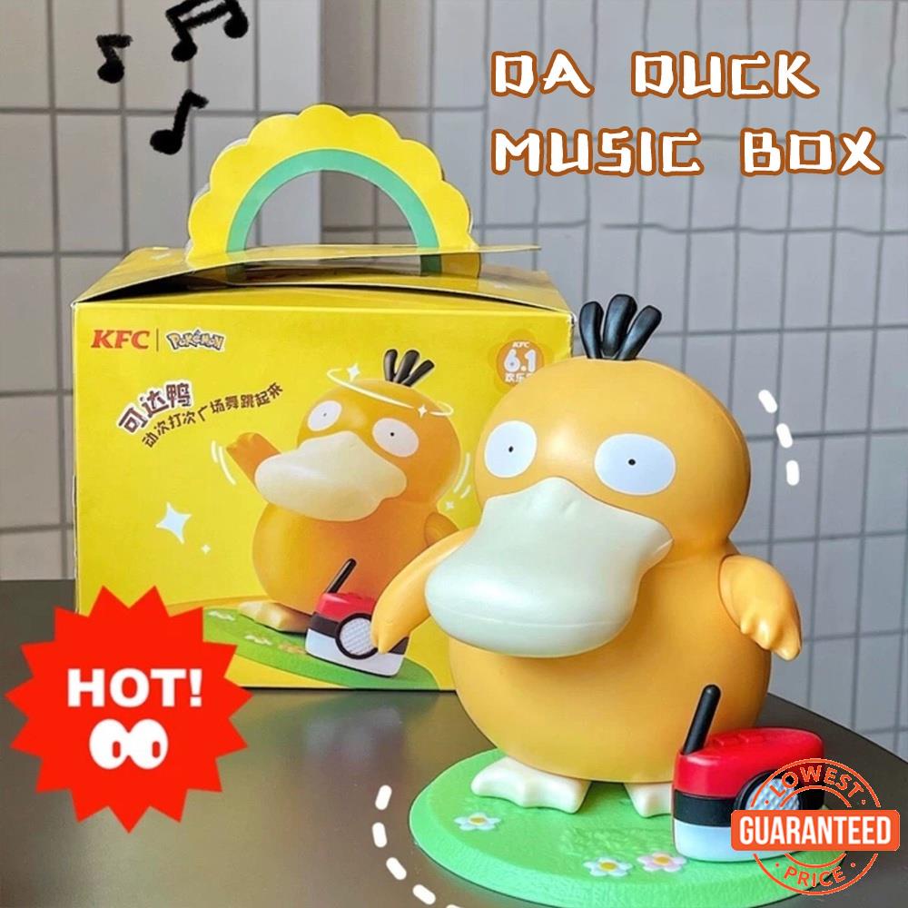 PB TIKTOK KFC Psyduck Music Box-Caixa De Música Dança Mágica Pato