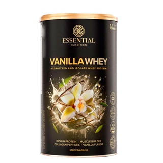 Proteína Vegetal Veggie Protein Vanilla Essential Nutrition 450g