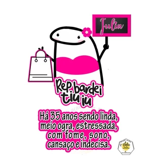 Topo de bolo tema FLORK 01 topper personalizado
