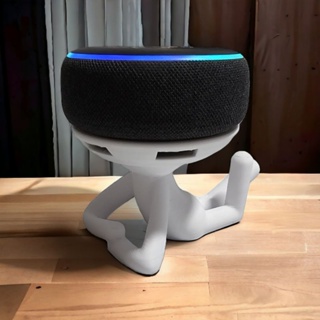 Suporte tema Round 6 para Alexa Echo Dot 4