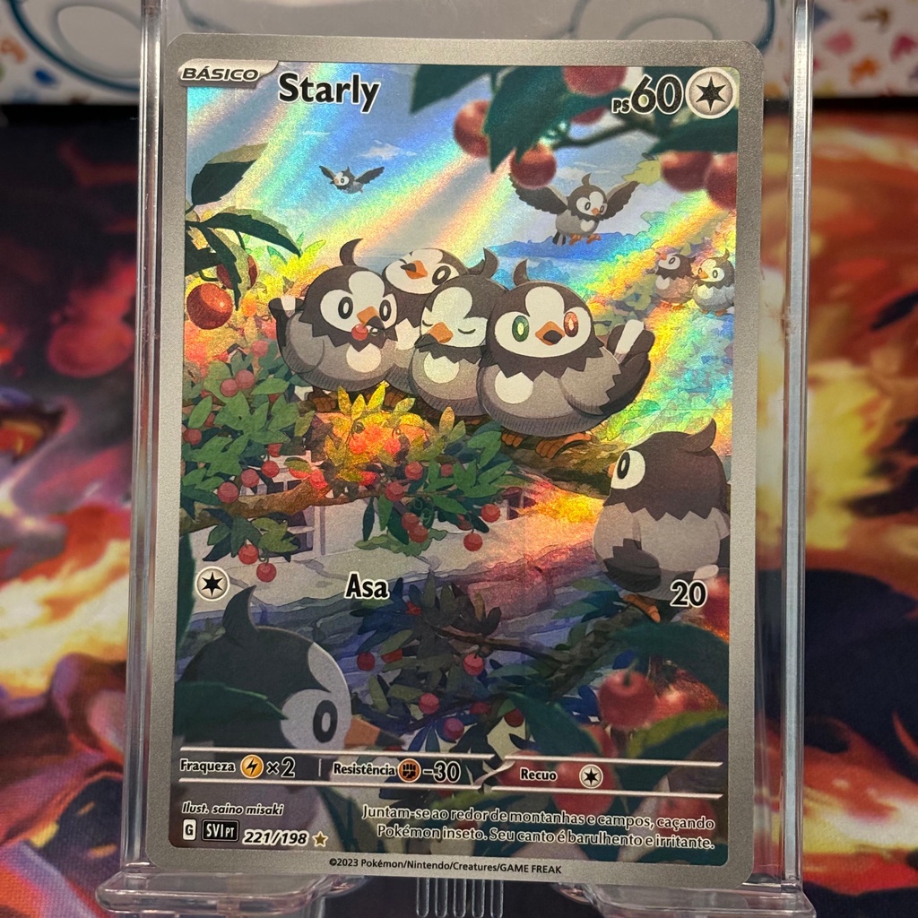 Pokémon Card Game Sv1s 090/078 Ar Starly - Foto 9