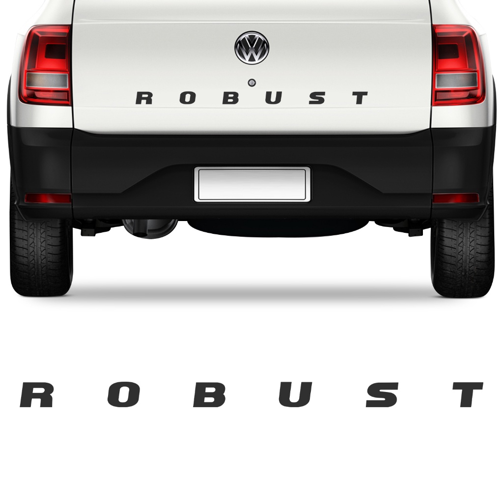 Adesivo Robust Tampa Traseira Saveiro G7 2017 A 2019 Colante Sticker