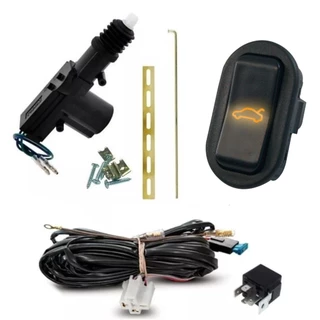 Abertura Porta Mala Eletrico Universal Dial c/Botão Led Ambar