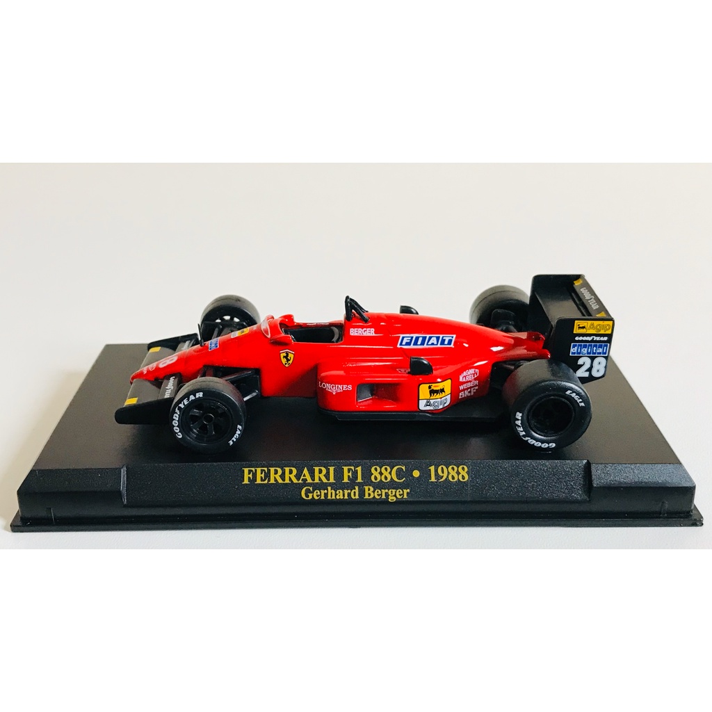 ミニカー F1 Miniatura Ferrari F1 88C (1988) - Gerhard Berger - F1 - Fórmula 1